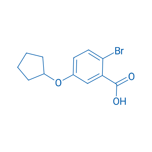2-Bromo-5-(cyclopentyloxy)benzoic acid 1g