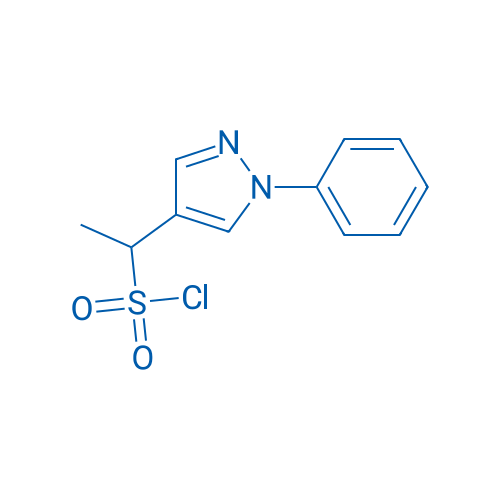 1-(1-Phenyl-1H-pyrazol-4-yl)ethane-1-sulfonyl chloride 1g