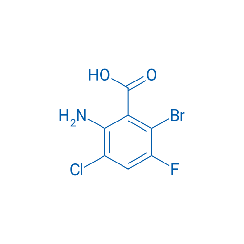 2-Amino-6-bromo-3-chloro-5-fluorobenzoic acid 250mg