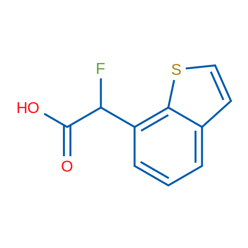 2-(1-Benzothiophen-7-yl)-2-fluoroacetic acid 1g