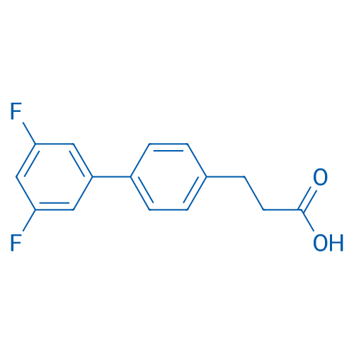 3-(3',5'-Difluoro-[1,1'-biphenyl]-4-yl)propanoic acid 1g