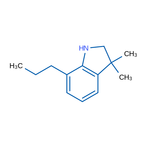 3,3-Dimethyl-7-propyl-2,3-dihydro-1h-indole 1g