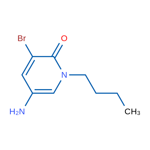 5-Amino-3-bromo-1-butyl-1,2-dihydropyridin-2-one 5g