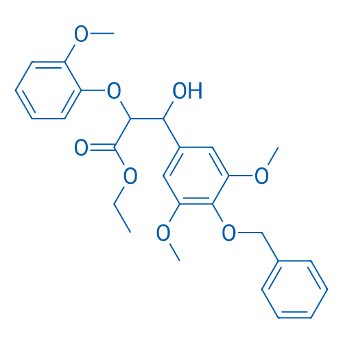 Ethyl 3-(4-(benzyloxy)-3,5-dimethoxyphenyl)-3-hydroxy-2-(2-methoxyphenoxy)propanoate 5g