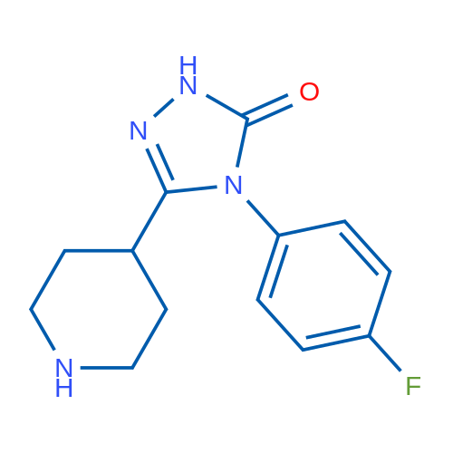 4-(4-Fluorophenyl)-3-(piperidin-4-yl)-1H-1,2,4-triazol-5(4H)-one 1g