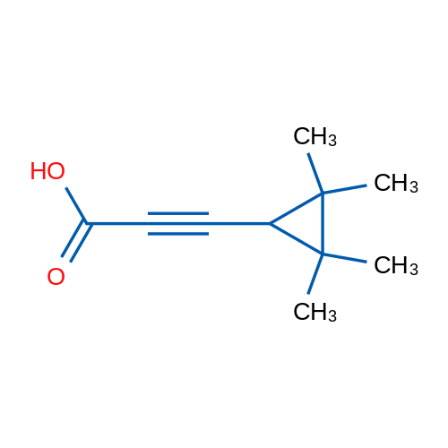 3-(2,2,3,3-Tetramethylcyclopropyl)prop-2-ynoic acid 1g