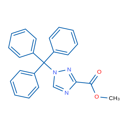 Methyl 1-trityl-1H-1,2,4-triazole-3-carboxylate 1g