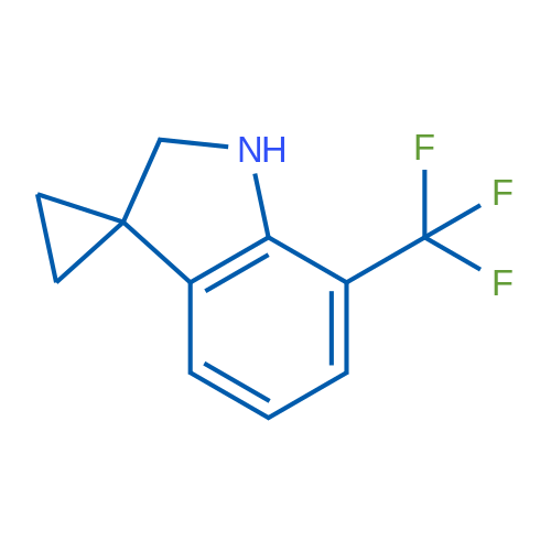 7'-(Trifluoromethyl)spiro[cyclopropane-1,3'-indoline] 1g