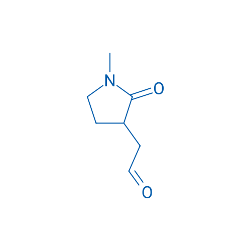 2-(1-Methyl-2-oxopyrrolidin-3-yl)acetaldehyde 50mg