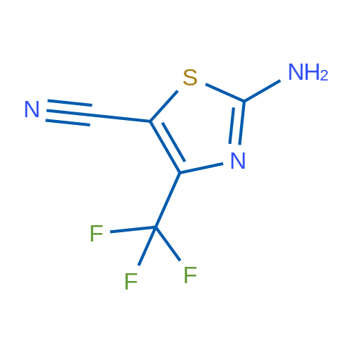 2-Amino-4-(trifluoromethyl)thiazole-5-carbonitrile 1g