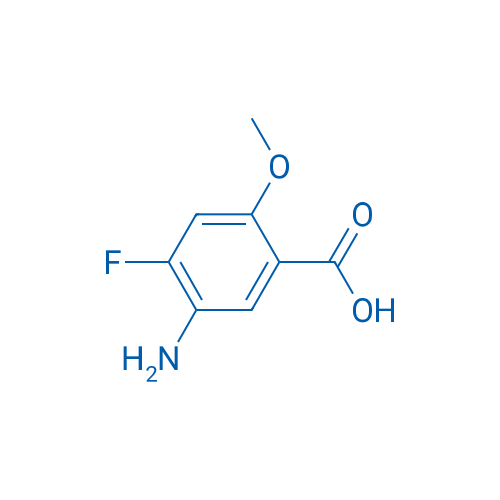 5-Amino-4-fluoro-2-methoxybenzoic acid 250mg