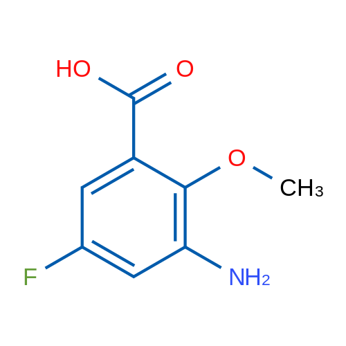 3-Amino-5-fluoro-2-methoxybenzoic acid 100mg