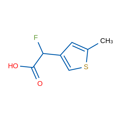 2-Fluoro-2-(5-methylthiophen-3-yl)acetic acid 1g