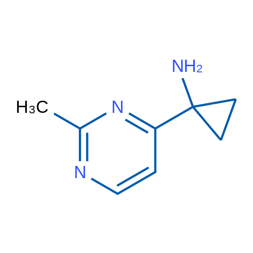 1-(2-Methylpyrimidin-4-yl)cyclopropan-1-amine 1g