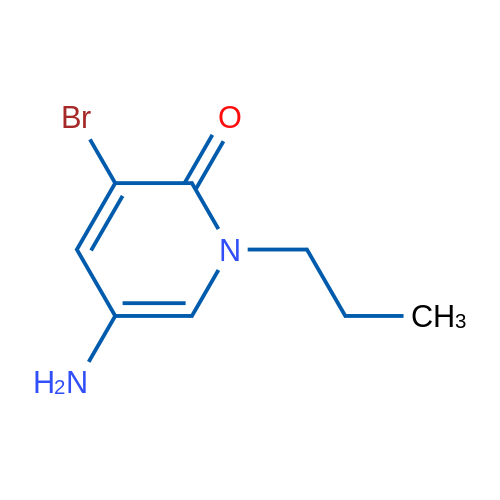 5-Amino-3-bromo-1-propyl-1,2-dihydropyridin-2-one 5g
