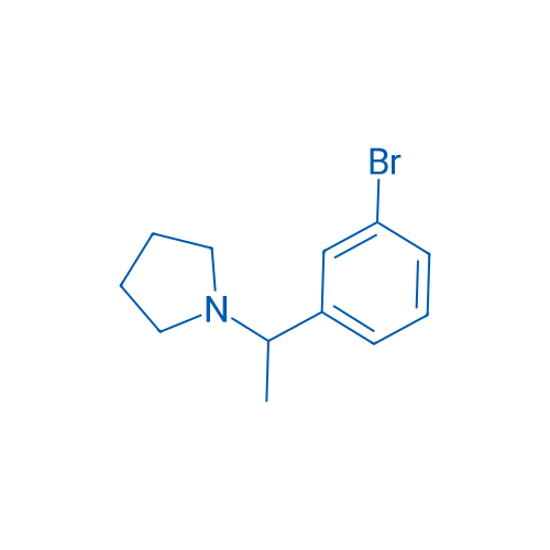 1-(1-(3-bromophenyl)ethyl)pyrrolidine 250mg