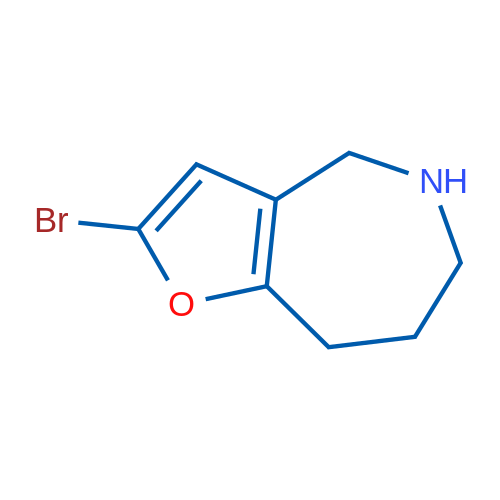 2-Bromo-4H,5H,6H,7H,8H-furo[3,2-c]azepine 1g