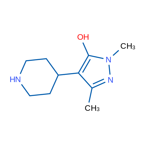 1,3-Dimethyl-4-(piperidin-4-yl)-1H-pyrazol-5-ol 1g