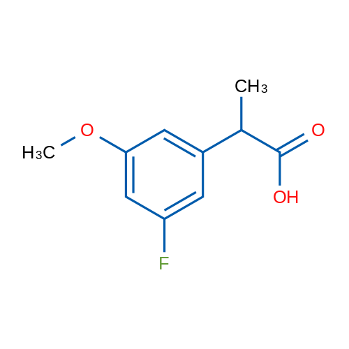 2-(3-Fluoro-5-methoxyphenyl)propanoic acid 1g