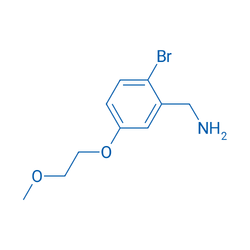 (2-Bromo-5-(2-methoxyethoxy)phenyl)methanamine 1g