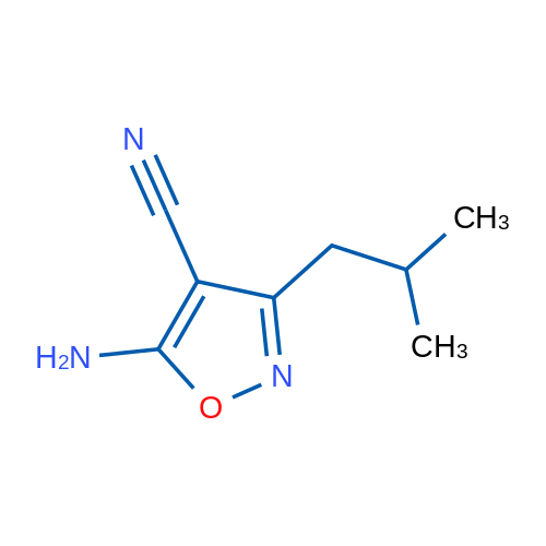 5-Amino-3-isobutylisoxazole-4-carbonitrile 1g