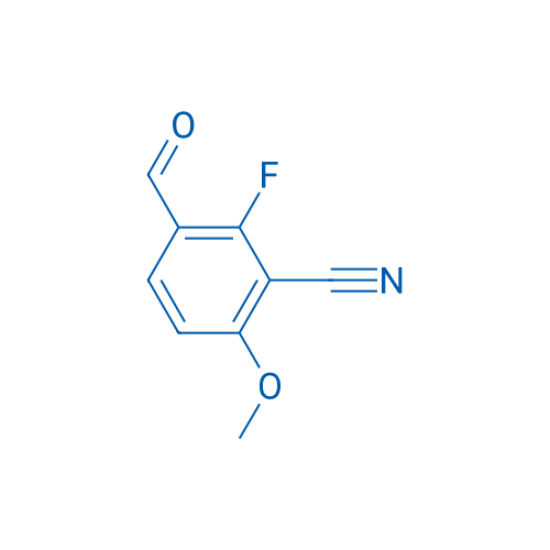 2-Fluoro-3-formyl-6-methoxybenzonitrile 250mg