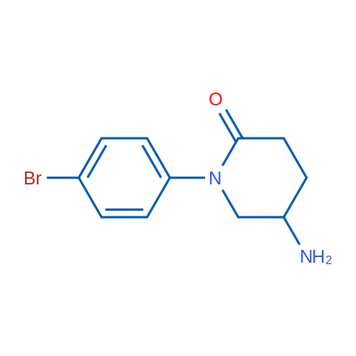5-Amino-1-(4-bromophenyl)piperidin-2-one 1g