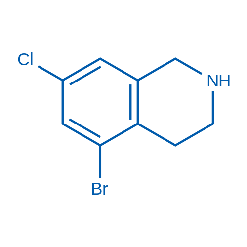 5-Bromo-7-chloro-1,2,3,4-tetrahydroisoquinoline 100mg