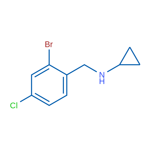 N-[(2-Bromo-4-chlorophenyl)methyl]cyclopropanamine 5g