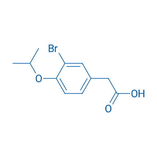 2-(3-Bromo-4-isopropoxyphenyl)acetic acid 250mg