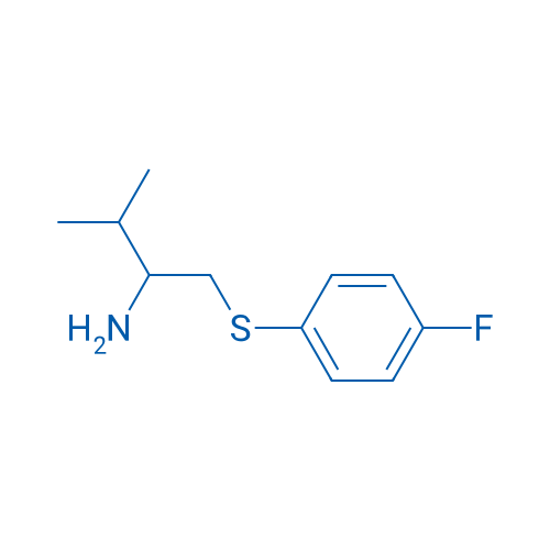 1-[(2-Amino-3-methylbutyl)sulfanyl]-4-fluorobenzene 1g
