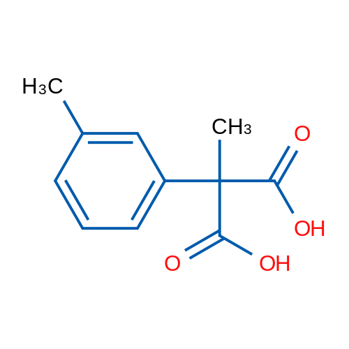2-Methyl-2-(3-methylphenyl)propanedioic acid 1g