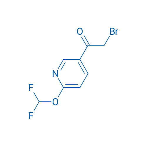 2-Bromo-1-(6-(difluoromethoxy)pyridin-3-yl)ethanone 50mg