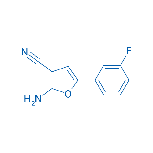 2-Amino-5-(3-fluorophenyl)furan-3-carbonitrile 1g
