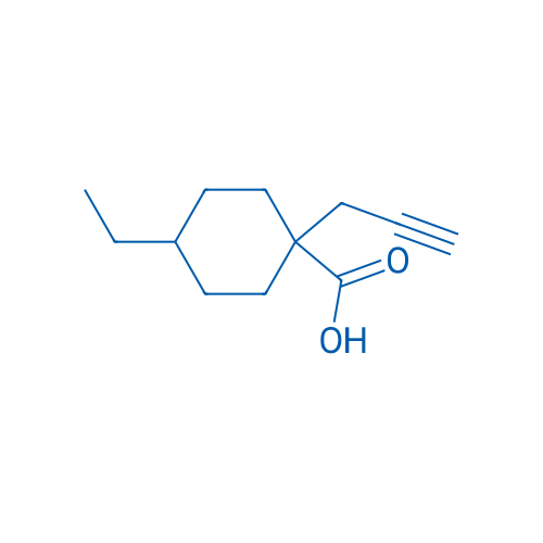 4-Ethyl-1-(prop-2-yn-1-yl)cyclohexane-1-carboxylic acid 1g