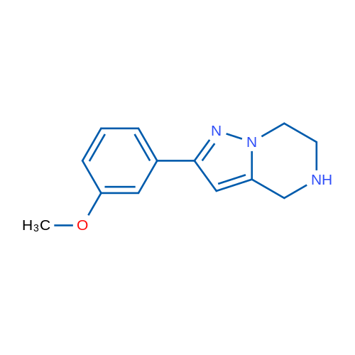2-(3-Methoxyphenyl)-4,5,6,7-tetrahydropyrazolo[1,5-a]pyrazine 1g