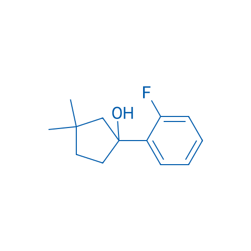 1-(2-Fluorophenyl)-3,3-dimethylcyclopentan-1-ol 1g