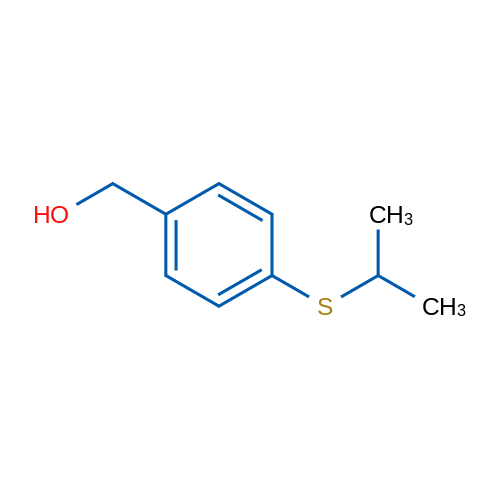 [4-(Propan-2-ylsulfanyl)phenyl]methanol 250mg