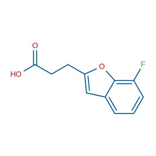 3-(7-Fluoro-1-benzofuran-2-yl)propanoic acid 1g