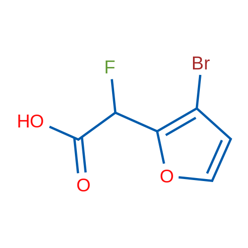 2-(3-Bromofuran-2-yl)-2-fluoroacetic acid 1g