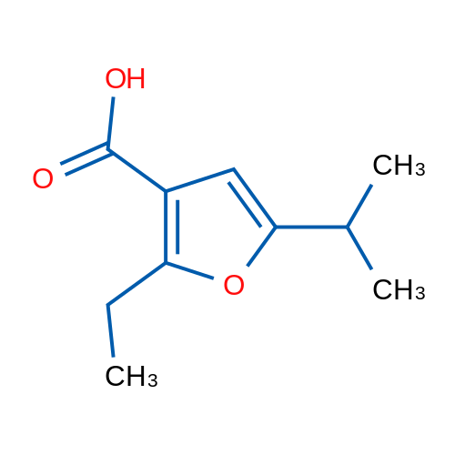 2-Ethyl-5-(propan-2-yl)furan-3-carboxylic acid 1g