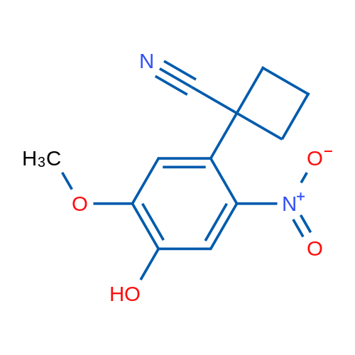 1-(4-Hydroxy-5-methoxy-2-nitrophenyl)cyclobutanecarbonitrile 1g