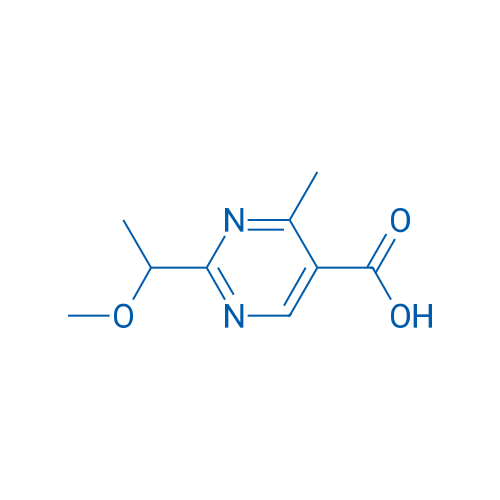 2-(1-Methoxyethyl)-4-methylpyrimidine-5-carboxylic acid 1g