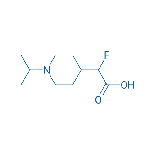 2-Fluoro-2-[1-(propan-2-yl)piperidin-4-yl]acetic acid 5g