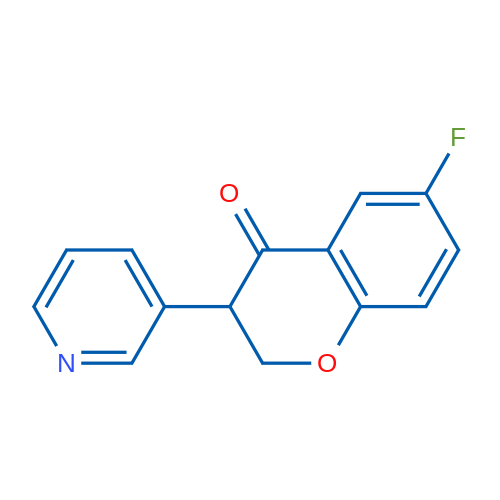 6-Fluoro-3-(pyridin-3-yl)chroman-4-one 1g