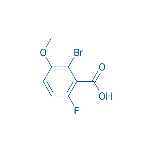 2-Bromo-6-fluoro-3-methoxybenzoic acid 250mg