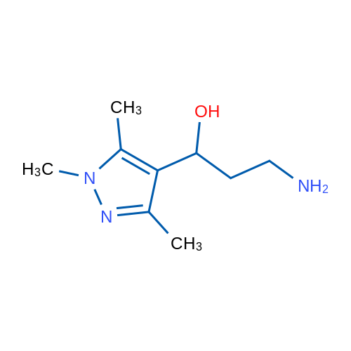 3-Amino-1-(trimethyl-1H-pyrazol-4-yl)propan-1-ol 1g