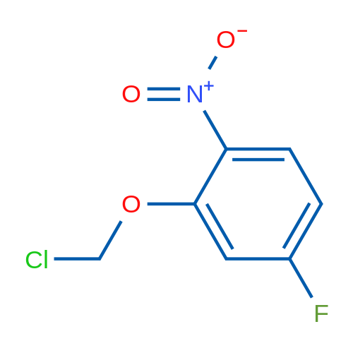 2-(Chloromethoxy)-4-fluoro-1-nitrobenzene 1g