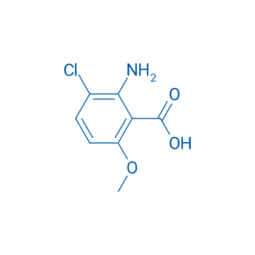 2-Amino-3-chloro-6-methoxybenzoic acid 1g