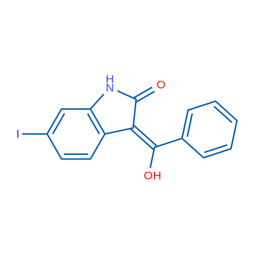 3-(Hydroxy(phenyl)methylene)-6-iodoindolin-2-one 1g